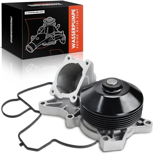 Frankberg Wasserpumpe Kompatibel mit 1er E81 E82 E87 E88 2.0L 2004-2013 3er E90 E91 E92 E93 2.0L 2004-2013 5er E60 E61 2.0L 2007-2010 X1 E84 2009-2015 X3 2007-2011 Replace# 11517807311