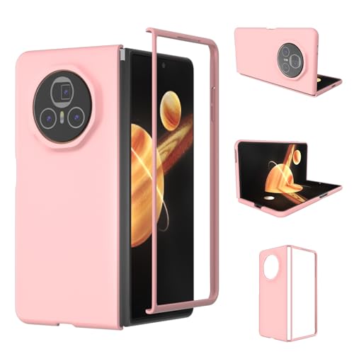 Honor Magic V3 �P�[�X�AHonor Magic V3 �P�[�X�p�X�������^�ی�A���h�~�J�o�[�A�n�[�h PC �d�b�P�[�X�t��(Pink)