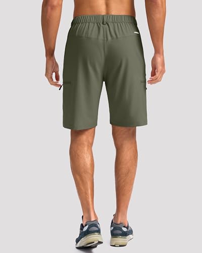 Image of G Gradual Men's Hiking Cargo Shorts 9 inch Quick Dry Lightweight with 4 Pockets
