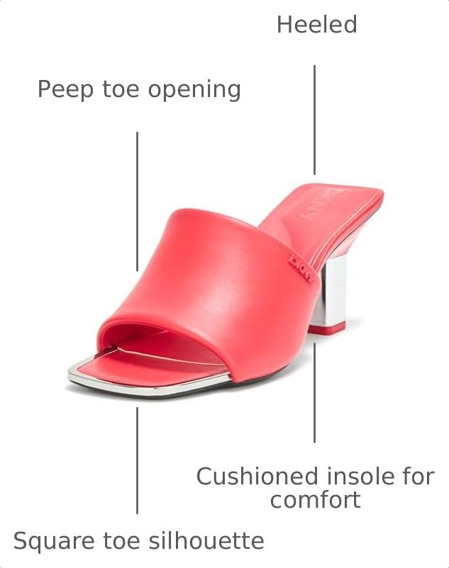 Image of DKNY Women's Kelley Square Toe Heeled Sandal Mule