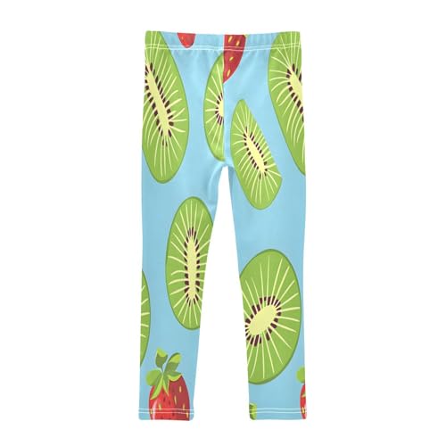 Bolaz Toddler Girls Leggings Printed Yoga Pants Leggings Kiwis and Strawberries for Kids2