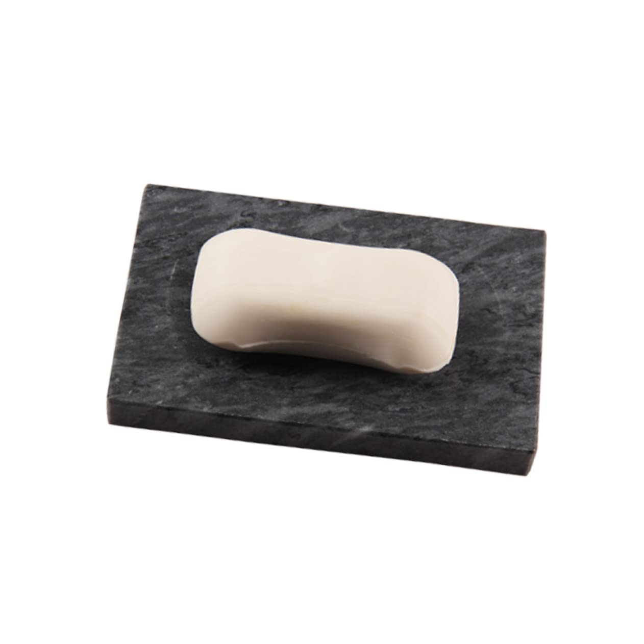 Dispensadores de Jabón de Mármol Jabonera Elegante Jabonera Gris Drenaje