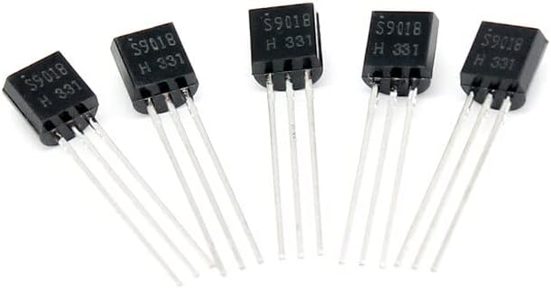 AAKOMA Transistor 50pcs S9018 Transistor Diode Transistors Set Silicon NPN TO-92 30v 50mA Electronic Component Triode BJT Transistor kit