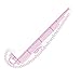 JER Pratique 3 en 1 Courbe en Plastique métrique Règle Craft Couture Outil Mesure pour Mesure classement Règle Modelage Conception Styling Produits Papetrie Office Products