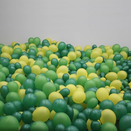 Image of 200pcs Green Balloons 5 Inch, Small Mini Latex Balloons for Party Birthday Baby Shower Anniversary Festival Arch Garland Decoration
