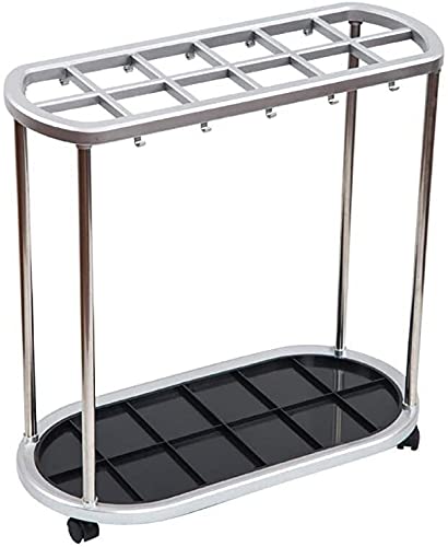 Support de rangement pour parapluies avec bac à eau amovible - 2