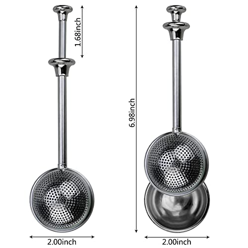 image for Theophorus Powder Sugar Shaker Sifter Duster Baker's Dusting Wand Disp