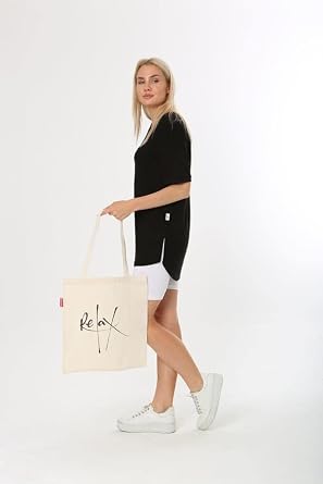 Baghashtag Relax Baskılı Bez Çanta