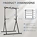 STACOO Foldable Pull Up Bar Pull Up Station,Power Tower with Triangular Structure, Multi-Functional Dip Station for Home Gym 300LB
