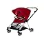True Red with Chrome/Brown Frame