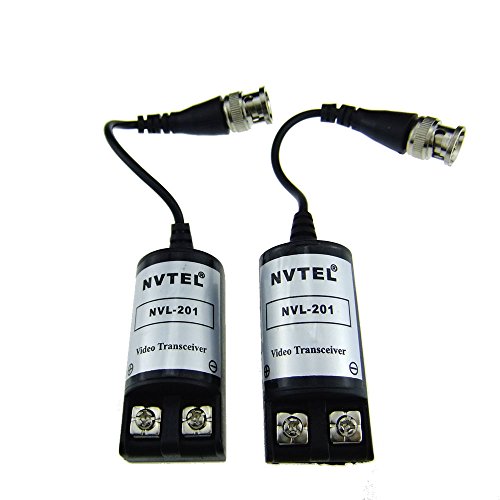 Wiring Connecting Terminals - 1Pair Passive UTP Video Balun Transceiver BNC Cat5 NVL-201 for CCTV Camera s723