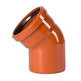 kanalrohr dn 100 preis nach DIN EN 1401 produziert KG Bogen DN 110 Neigung: 45°