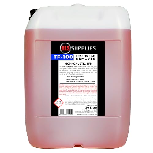 HLS TF-100 Non-Caustic Traffic Film Remover 20L | High-Performance Vehicle Cleaner & Degreaser, Safe for Aluminium Surfaces