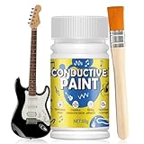 kuailaya Premium Conductive Paint for Electric Guitar Shielding & Blocker for Pickup Cavities & Circuit Chambers,50g (Resistivity: 10-90 ohms/cm)