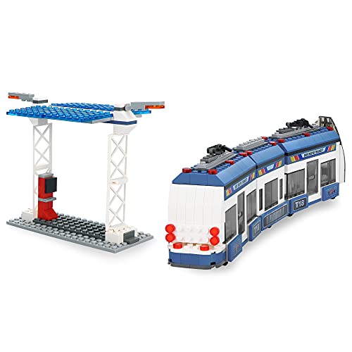 City Train Building Sets With Station Passenger Tram Building Kit City Transport Express Bus Building Toys Gift For Kids Aged 6-12 (545 Pieces) #TOP4