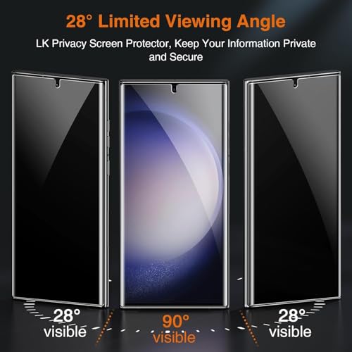 Image of TechTrendz Unbreakable Hydrogel Membrane TPU Front Anti Spy Privacy Screen Guard Compatible with Samsung Galaxy S24 Ultra 5G (It is not Tempered Glass)