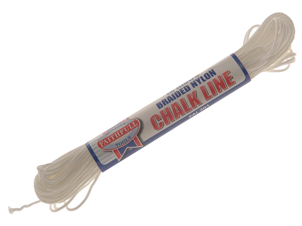 Faithfull Blue 301 Nylon Chalk Line 18M, Box Of 12