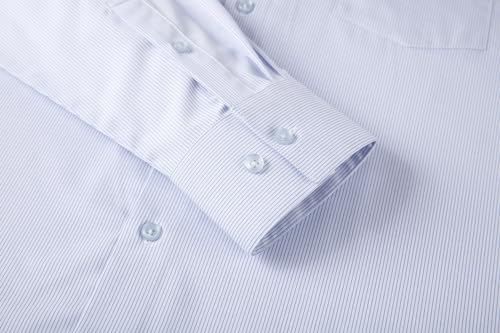 Alex Vando Mens Bamboo Dress Shirts Wrinkle Free Regular Fit Stretch Button Down Shirt
