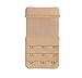 YARBAR Women's Bra Extenders 3 Hook Elastic Stretchy Bra Extension Strap Pack of 3