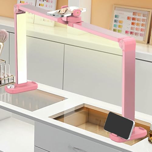 Lampe nail tech 34 pouces pour manucure sans ombre avec support téléphone - 2