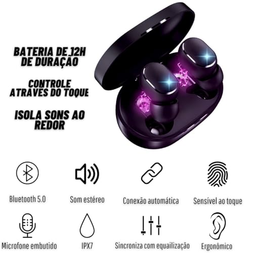 Fone De Ouvido Onyon Bluetooth 5.0 Par Sem Fio Duplo cancelamento de ruido