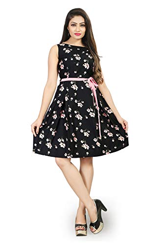Image of AA Creation Women's Fit And Flare Knee Length Dress