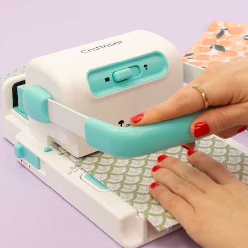 Craftelier - Spiral Binding Machine | Binder Machine for Book Binding | Compatible with 2:1 Spiral Coils and Classic Rings up to 1\" | Compact Coil & Wire Book Binder Tool for Paper, Notebooks