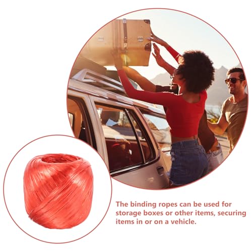 Corde de fixation de faisceau plastique rouge HANABASS 6 rouleaux - 5