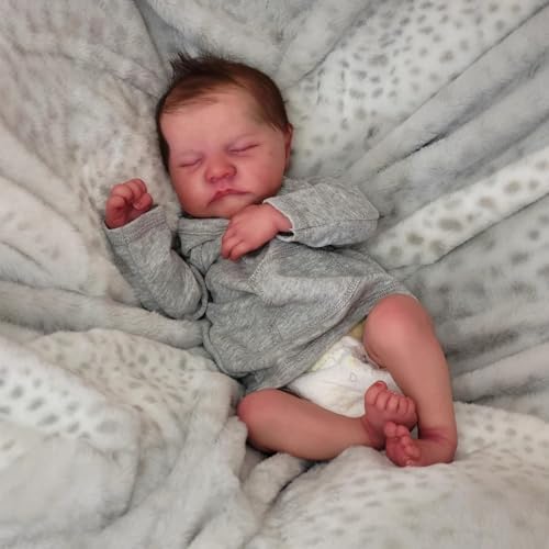 Bebe Reborn Menino,Recém-Nascido Dormir Menino Boneca - 20" 49cm ...