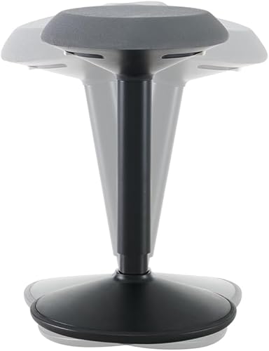 Miniatura 3 de Kore Design - Taburete tambaleante para escritorios de pie, silla ergonómica para adultos y niños, perfecto para asientos en el aula, asiento cónico