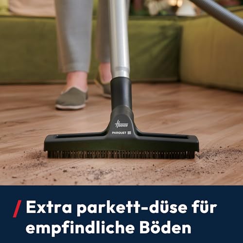 Hoover HP1 kompakter Boden-Staubsauger beutellos | Parkettdüse | 700 W – Ansicht 6