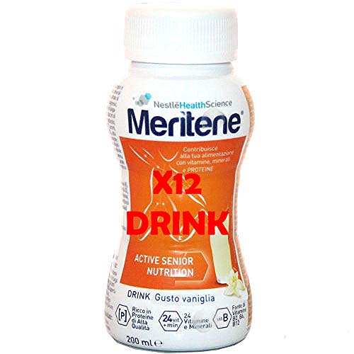 Meritene Drink Vainilla 200 g (doce paquetes de 125ml)