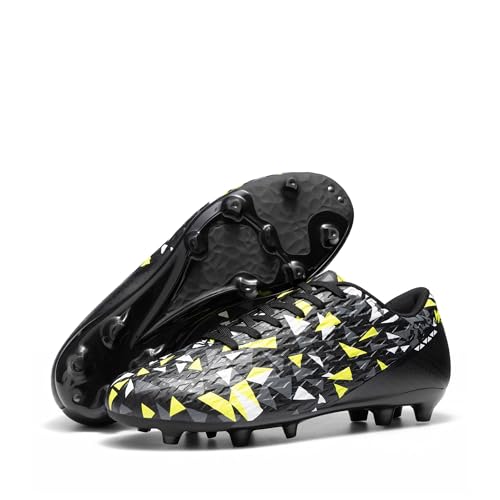 DREAM PAIRS Men's Soccer Cleats Adult Football Shoes Lace-Up Firm Groud Athletic Outdoor Trainning...