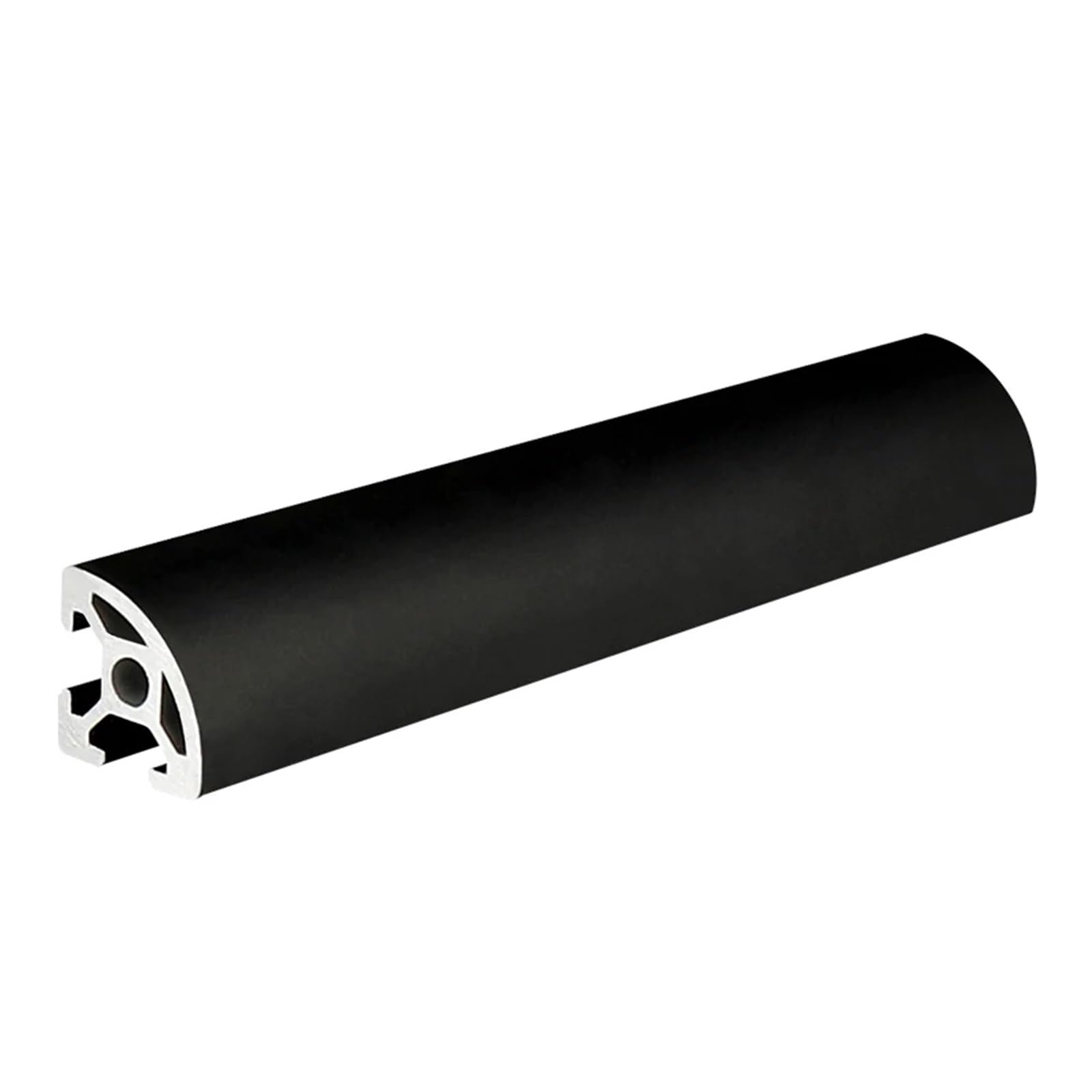 2pc 2020R Aluminum Profile T-Slot Linear Rail Black Extrusion 2020 Laser Engraving Machine(500mm)