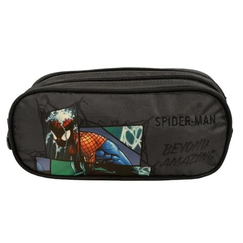 Estojo 2 Divisórias Homem Aranha Amazing 11331 Xeryus