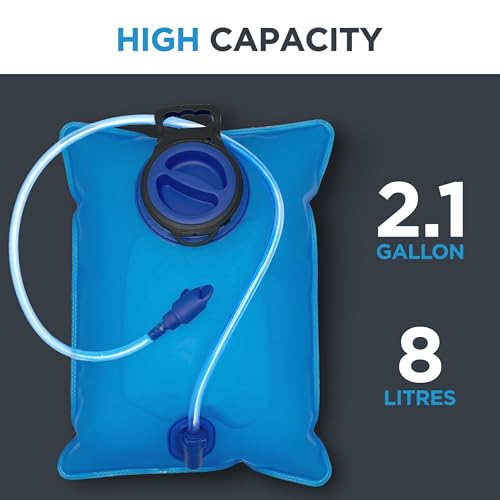 Extra-Large-8L-Water-Bladder-21-Gallon-Heavy-Duty-Hydration-Reservoir-Bag-Easy-fill-Wide-Mouth-Opening-Leak-proof-Drinking-Tube-with-Bite-Valve-Straw
