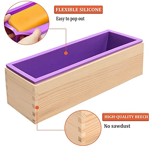 Telituny Flexible Rectangular Soap Silicone Mold - Image 4