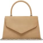 Dasein Women's Evening Bag Party Clutches Wedding Purses Cocktail Prom Handbags with Frosted Glittering