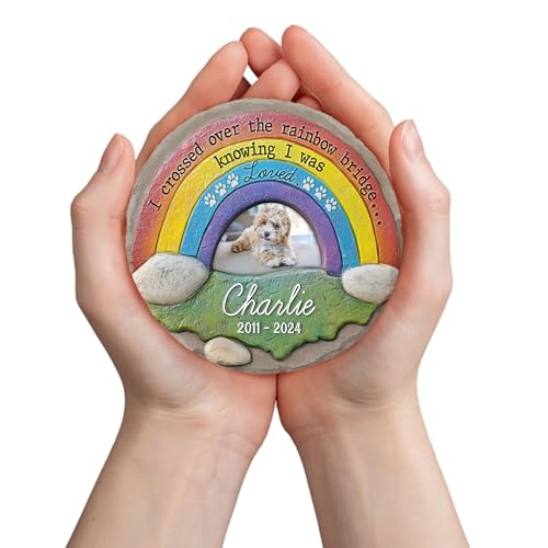 Meoden Dog Memorial Gifts For Loss Of Dog - Personalized Memorial Stone With Custom Photo thumb #5