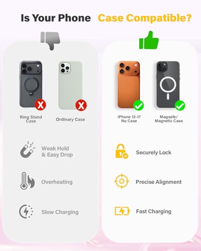 Image of 3 in 1 Fast Charging Station for iPhone, 25W Wireless Magnetic Phone Charger for iPhone 17 16e 16 15 14 13 12 Serise, Watch Charger Stand, Wireless Charging Station for AirPods 4 3 Pro, Pink