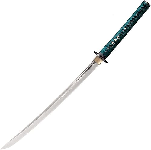 Cold Steel Espada Wakazashi de piel de rayo de acero al carbono de la libélula samurái japonesa 1060