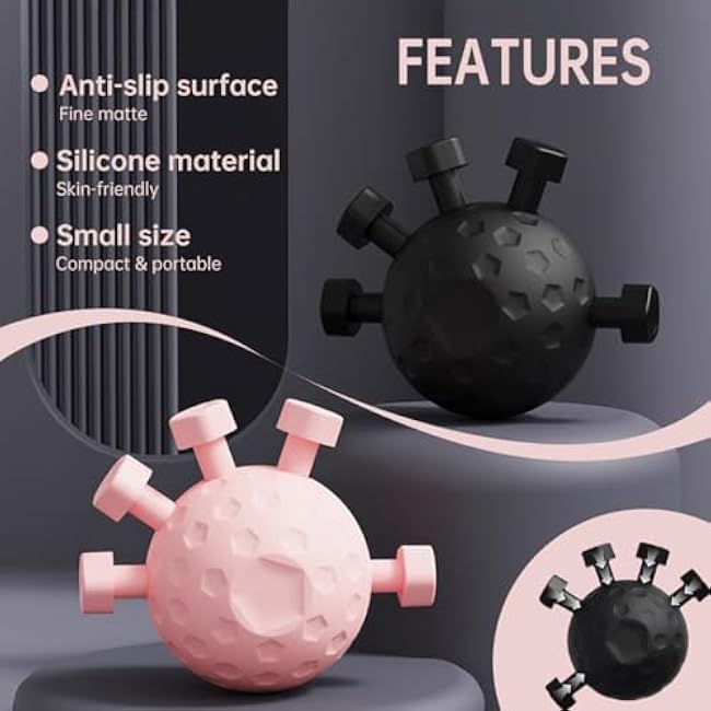 2025 New Finger Grip Strength Trainer, Forearm Strengthener, Finger Grip Exerciser Balls, Hand Strength Trainer for Wrist & Forearm, Guitar Gripper, Extender for Workout and Rehabilitation