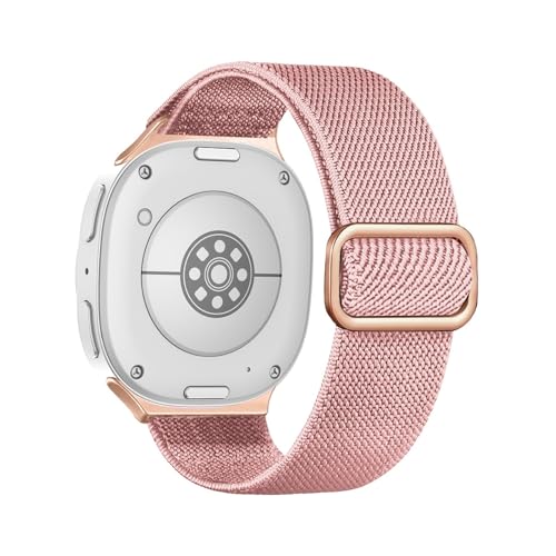 [PLYYQZM] Sam su ng �ɍ��� Galaxy Watch 8 40mm 44mm�p�i�C�����X�|�[�c�X�g���b�v�A8Classic 46mm �ɍ��� �p�����o���h �L�k���u���X���b�g�ɓK�p(Pink,For Watch 8 44mm)