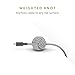 Native Union Night Cable - 10ft Ultra-Strong Reinforced [MFi Certified] Durable Lightning to USB-A Charging Cable with Weighted Knot Compatible with for iPhone 14, iPhone 13 and Earlier (Zebra)