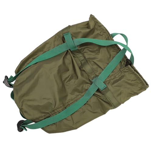 MUSISALY Outdoor Compression Storage Bag for Camping and Hiking Portable Drawstring Stuff Sack for Sleeping Bags and Quilts Green Lightweight Secure Straps for Maximum Capacity