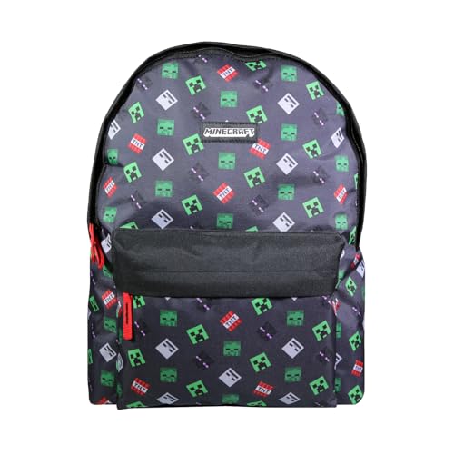 Sac à dos Minecraft Noir Bagtrotter contre le mal de dos des écoliers