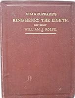 Shakespeare's King Henry the Eighth B006YZVWWK Book Cover