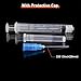 10 Pack 3ml/cc Disposable Luer Lock Lab Syringes with 23Ga 1.5 Inch Needle , Individually Sealed Packed
