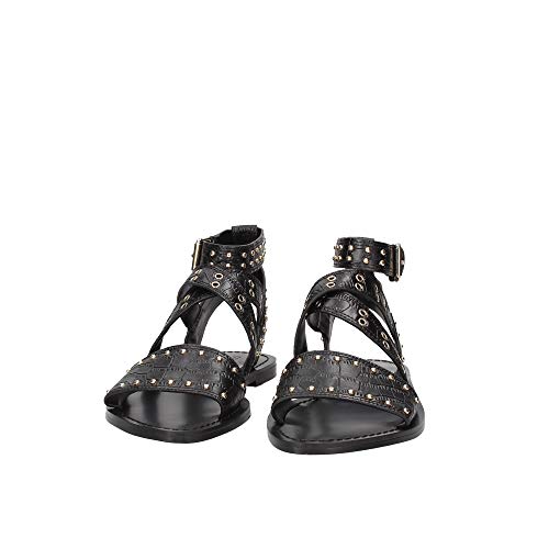 Guess Scarpe Sandalo Cevie Ecopelle Cocco Nero