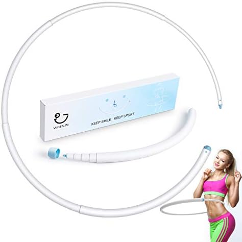 SMILESLIM Super Portable Hula Hoop - Retract 22.63", 0.94 bl，32" (Not Weighted Hula Hoop),Weight Loss Hula Hoop Adjustable for Adults,Kids